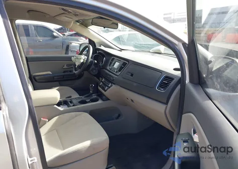 2016 Kia Sedona Lx из США, поврежденный, VIN KNDMB5C19G6150287